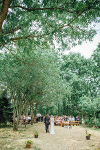 outdoor wedding photo